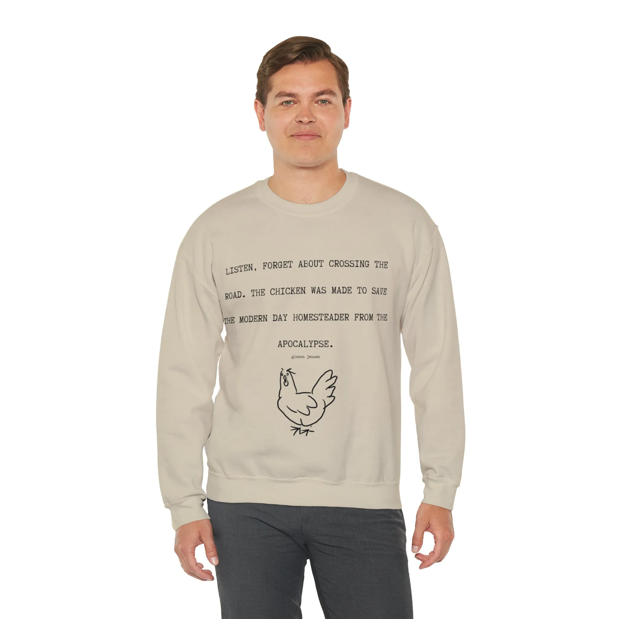 apocalypytic chicken.- gianna jessen sweatshirt