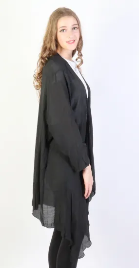 Black Maxi Cardigan