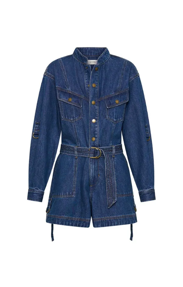 Elena Denim Playsuit