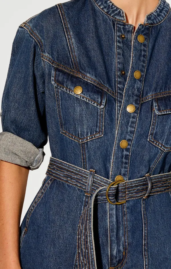 Elena Denim Playsuit