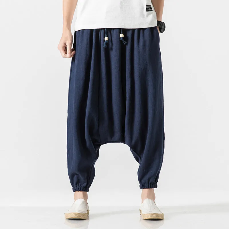 Loose Fit Drop Crotch Pants