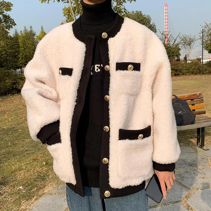 Men's Autumn Thick Warm Woolen Coat