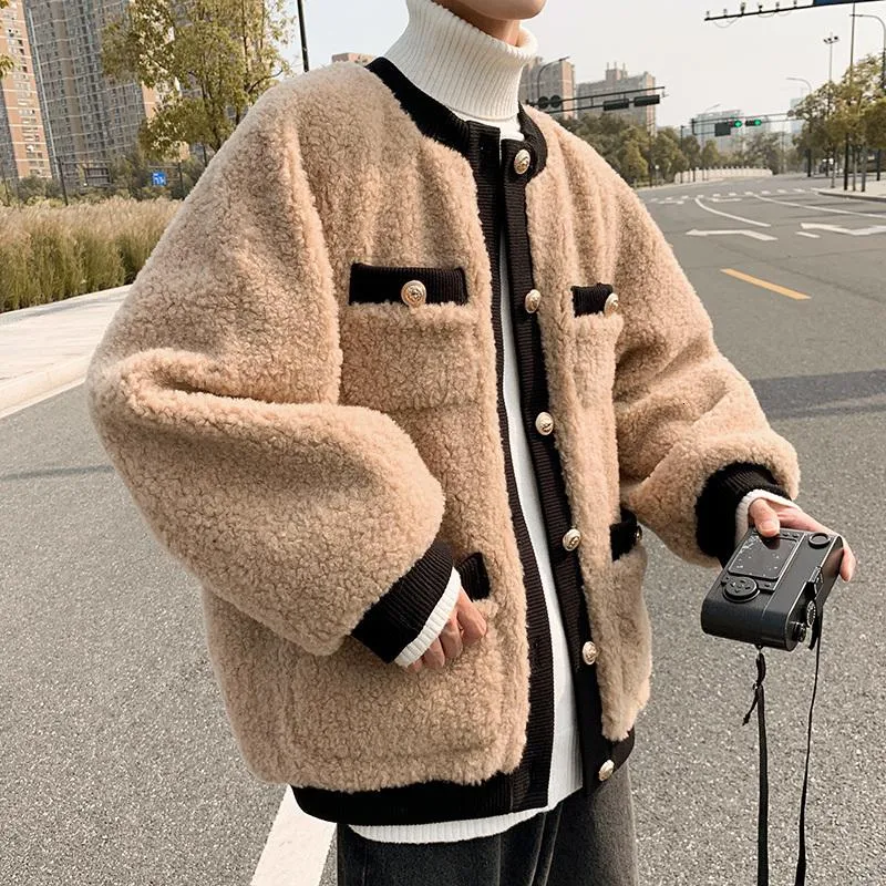 Men's Autumn Thick Warm Woolen Coat