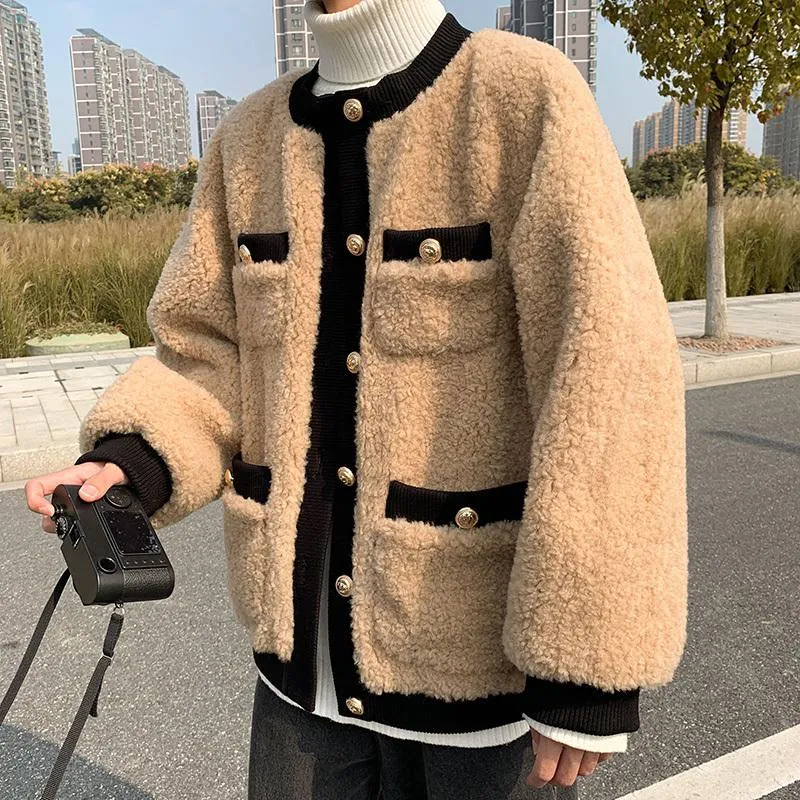 Men's Autumn Thick Warm Woolen Coat