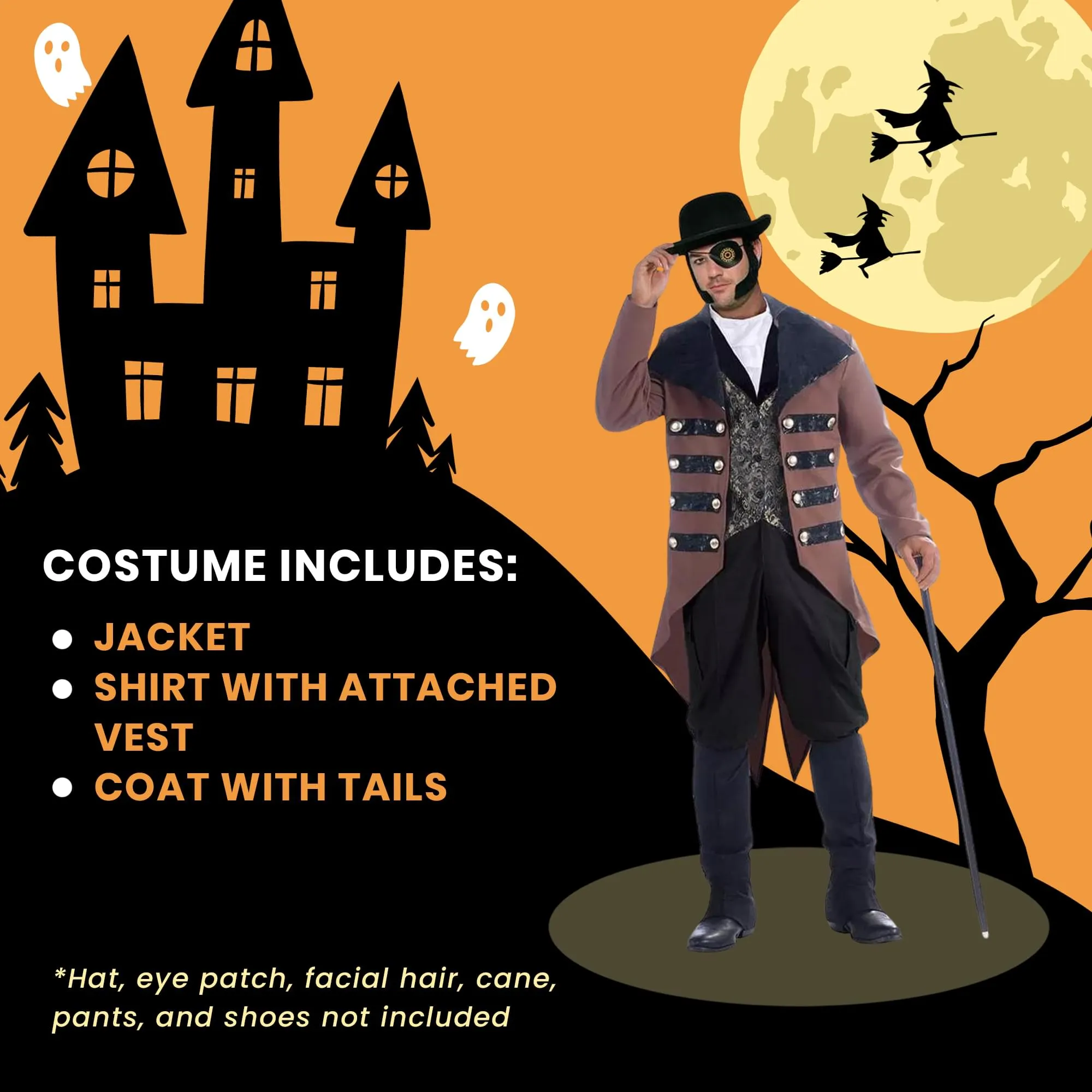 Steampunk Jack Gentleman Costume Adult Men