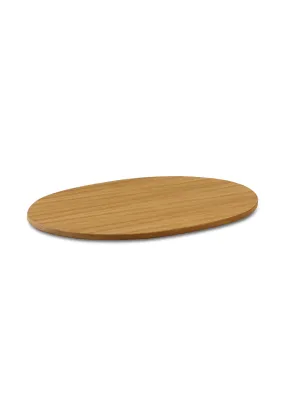 Teak Veneer Oval Cockpit Table Top 65 x 95 cm S6595T-OVAL