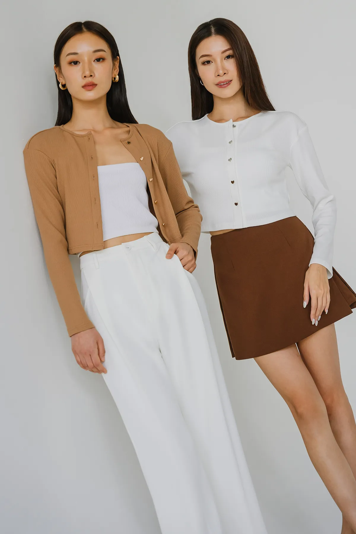 Timeless Peek-A-Boo Skort (Russet)