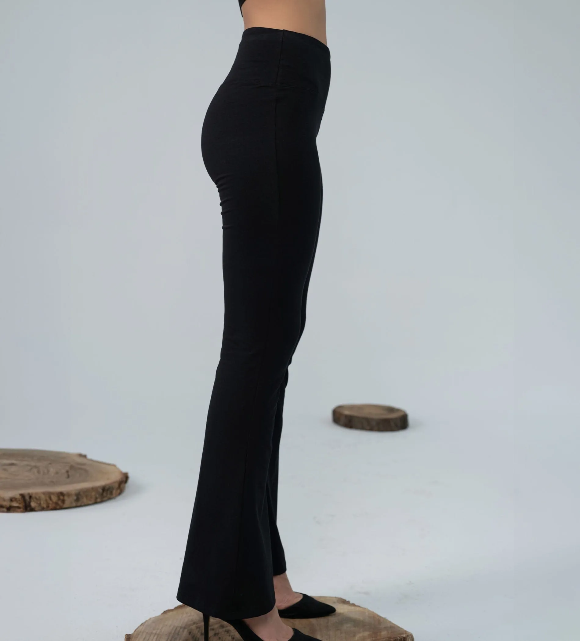 Versatile Black Flare Pant