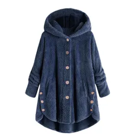 Women's Warm Hooded Coat | Plus Size